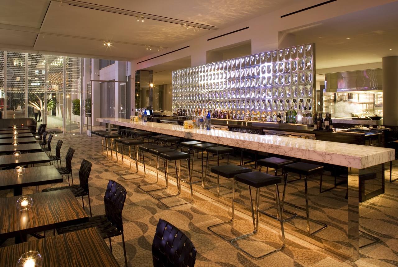 Andaz West Hollywood-RH bar by night