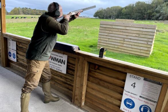 Clay pigeon shooting