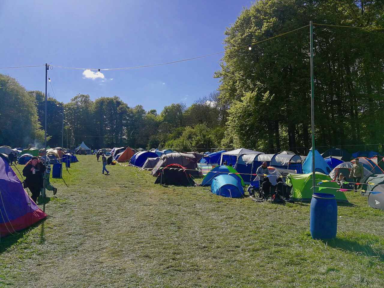 The main campsite at Teddy Rocks