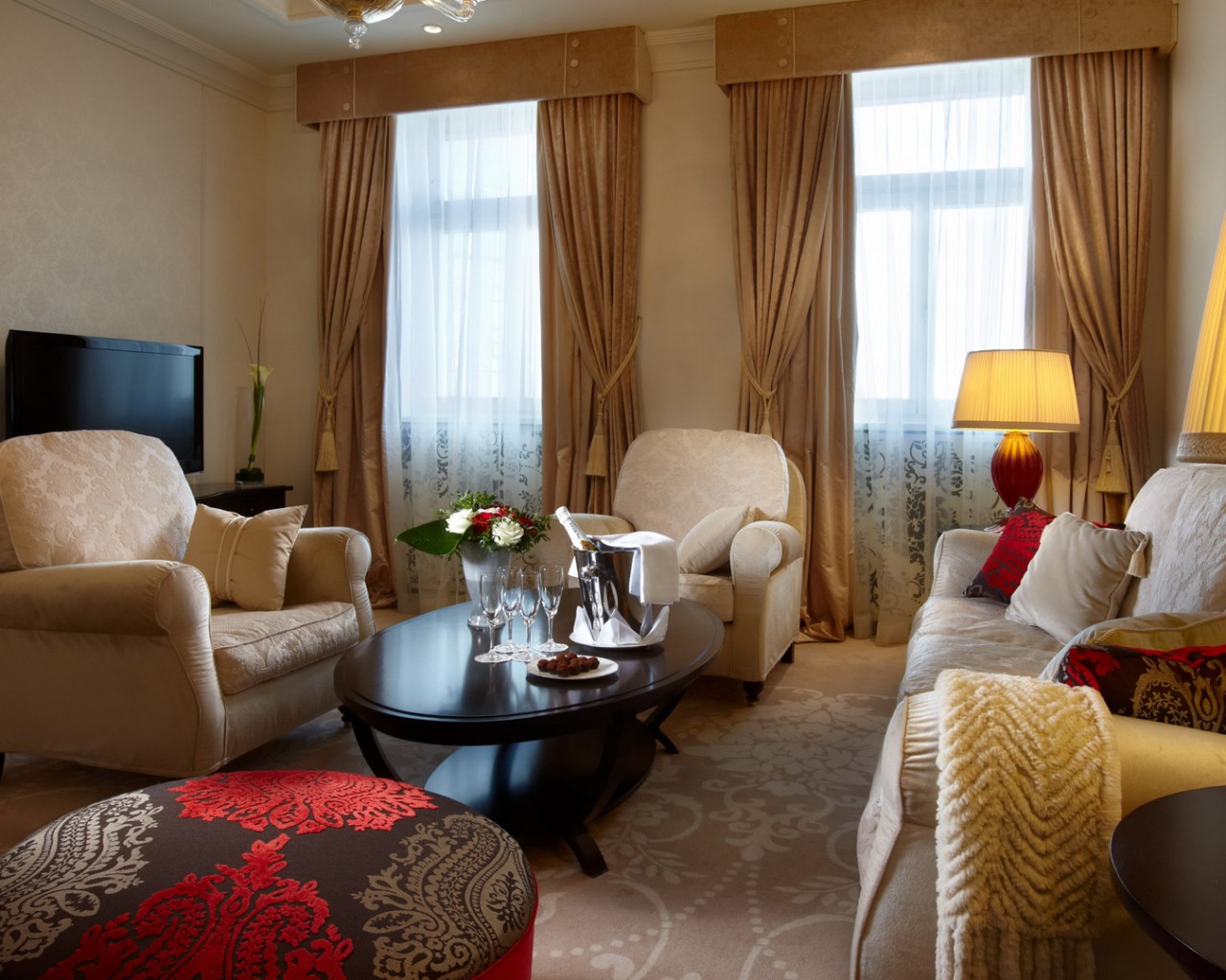 Cade Design Livingroom at Hotel Baltschug Kempinski Moscow